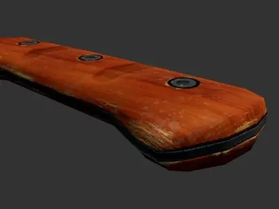 Combat Knife Free low-poly 3D model shop