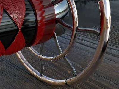 Samurai Sword Katana 3D model