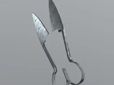 Sheep Scissors Low-poly 3D model