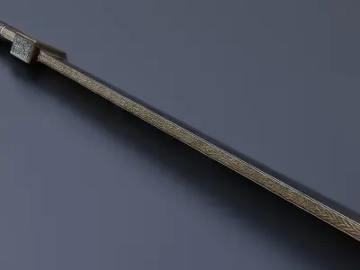 Sword 04 Low-poly 3D model
