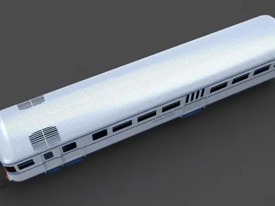 TRAIN KA KUDA PUTIH-MCDW 300 3D model