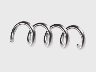 Spring Low-poly 3D model