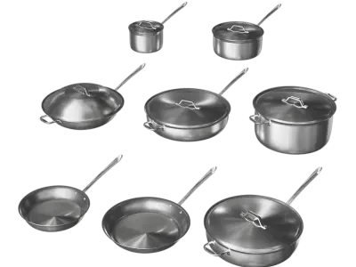  Stainless Steel Pots &amp; Pans Cookware Set Models 