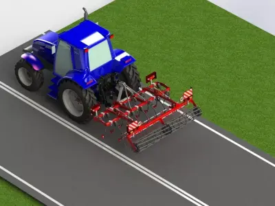 WG 0014 - Landscape cultivator 2r300 3D model