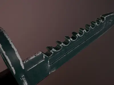Bayonet M9 Low-poly 3D model