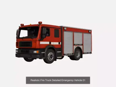 Fire Truck Pack 15 Vehicles Emergency Rescue Set
