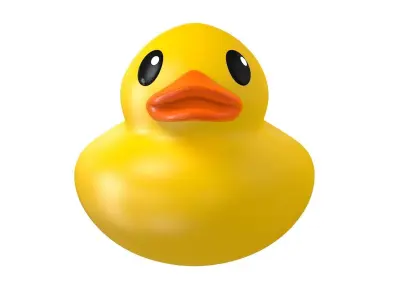 Bath Duck Toy 3D model