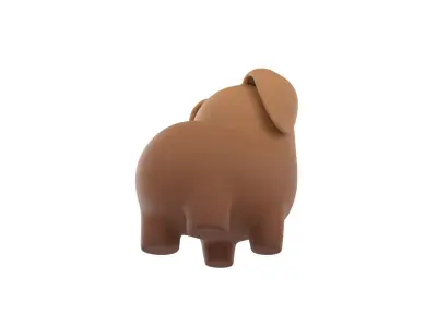 Dog Character 03 3D model