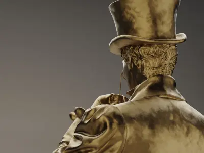 Johnnie Walker Character  3D Model 3D model