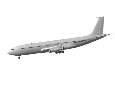 Boeing 707 3D model