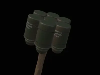 Anti Tank Grenade Low-poly 3D model