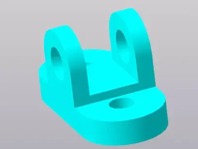 Pipe Cable Clamp Clip - 3D Printable Mounting Part 3D model