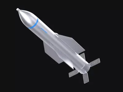 GBU-57 Bunker Buster Bomb - Boeing PBR 3D model