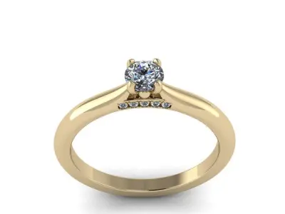 Diamond Jewelry Ring 8 3D print model purchase