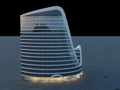 Office Building 3D model