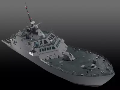 Littoral combat ship freedom class 3D model