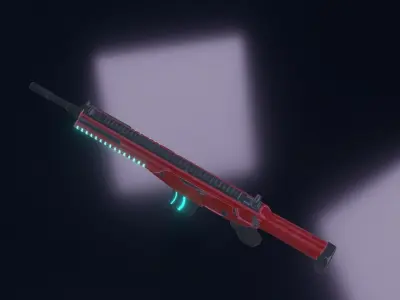 ARX 160 Weapon Low-poly 3D model