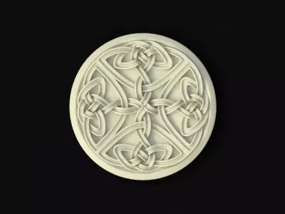 rosette celtic knot 3D model