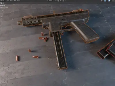 FREE Weapon Free low-poly 3D model