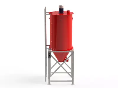 WG 4009 - STL Vertical feed mixer 3D model