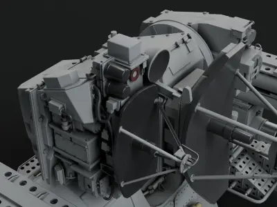 Kashtan CIWS HighPoly 3D model