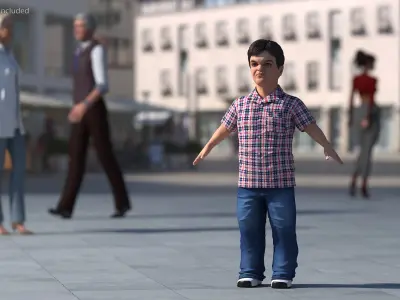  Plaid Casual Outfit for Dwarf Man 