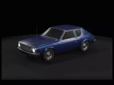 1-87 1970 AMC Gremlin Print Ready STL 3D print model