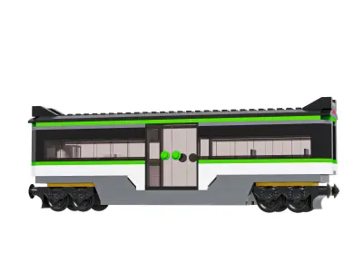 Lego Express Passenger Vagone 3D model
