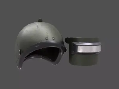 Altyn K6-3  Helmet Low-poly game ready Low-poly 3D model