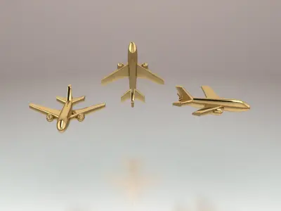 airplane pendant 3D print model buy