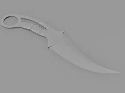 Fang Knife - Standoff 2 3D model
