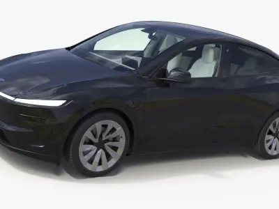 Black Tesla Model Y Juniper 2025 3D model