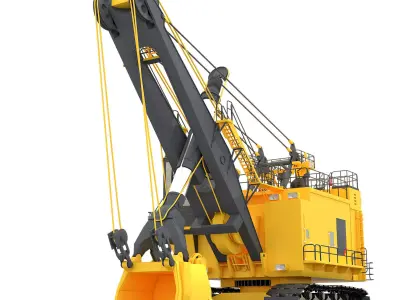  Rope Shovel 3D model 3D model