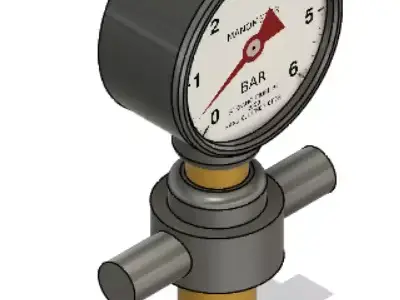 Hydraulic Manometer  3D model