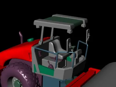road roller REDLINE DRS120 3D print model
