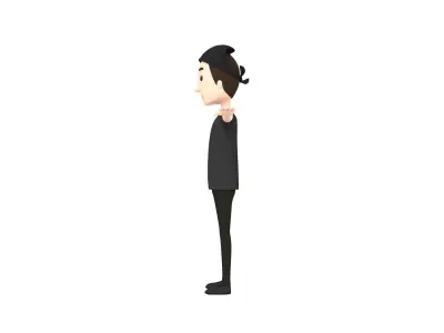 CartoonMan033 Chef  3D model