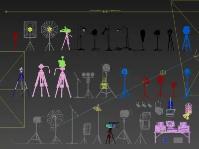 Lighting equipment Stage equipment 3D model