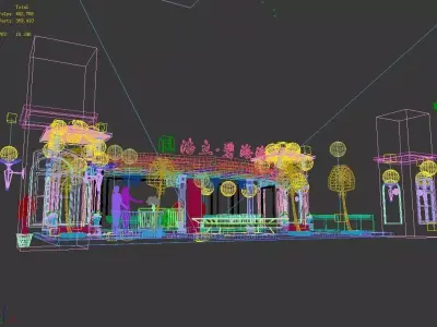 Exhibition - Area - 7X13-3DMAX2012-044 3D model