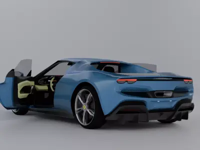 Ferrari 296 GTB - High Quality 3D model 3D model