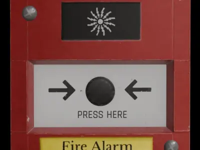 Fire Safety Pack Low-poly 3D model