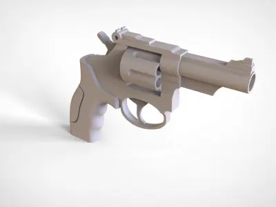 Revolver 3D model 6
