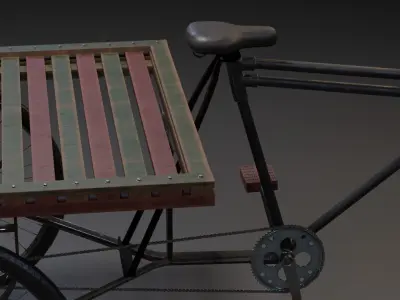 Three wheeler or van 3D model