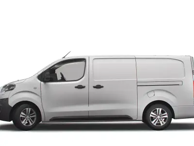 Peugeot Expert Long UK-spec Professional 2020 3D model