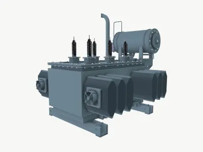 Industrial Transformer 3D model