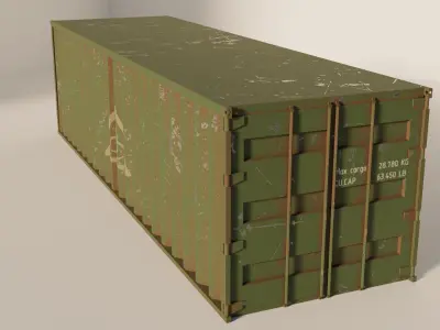 Container Free low-poly 3D model purchase
