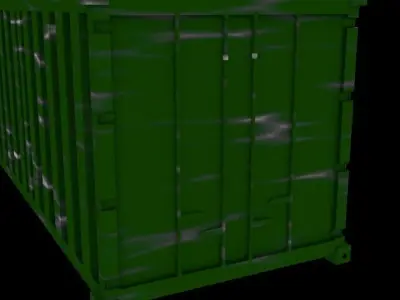 Container for ships Low-poly 3D model