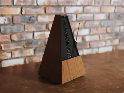 Metronome Low-poly 3D model