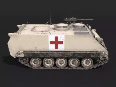 M113A3 Armored Medical Evacuation Vehicle 3D model