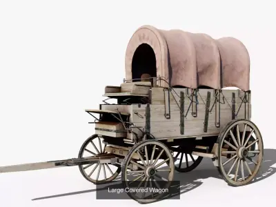 Stagecoaches and Wagons 3D Model Pack