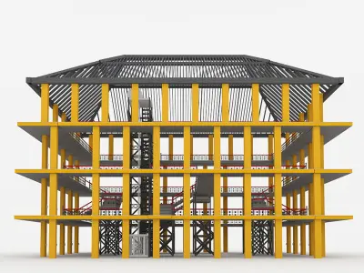 Bradbury Building 3D model